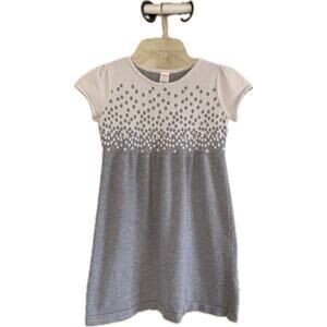 Gray Polka Dot Kids Dress